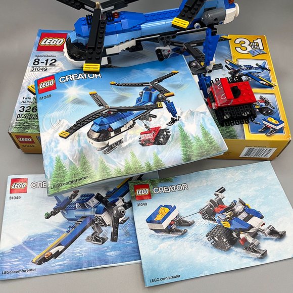 Lego Creator 31049 โ Twin Spin Helicopter - Complete w/Box & Instructions - Picture 5 of 6
